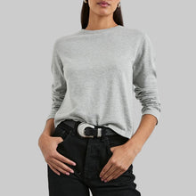 Load image into Gallery viewer, Rails Cotton Cashmere Long Sleeve Tee-Heather Grey