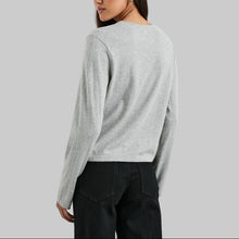 Load image into Gallery viewer, Rails Cotton Cashmere Long Sleeve Tee-Heather Grey