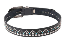 Load image into Gallery viewer, Muchette Lazaro Studded Belt- Turquoise/Black