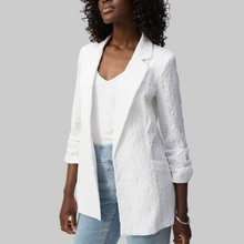 Load image into Gallery viewer, Joseph Ribkoff Woven Boxy Blazer-White