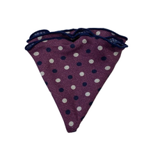 Load image into Gallery viewer, Edward Armah Reversible Pocket Circle-Grape Polka Dots