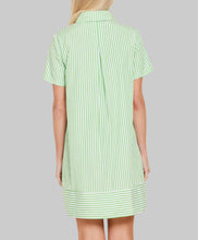 Load image into Gallery viewer, Dolce Cabo Shift Dress- Green/White