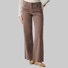 Load image into Gallery viewer, Joseph Ribkoff Goldie Classic Wide-Leg Stretch Jeans-Mink