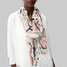 Load image into Gallery viewer, Joseph Ribkoff Viscose Abstract Print Scarf-Vanilla/Multi