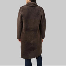Load image into Gallery viewer, Joseph Ribkoff Feather Yarn Knit Coat With Detachable Faux Fur Collar-Mocha
