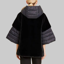 Load image into Gallery viewer, Dolce Cabo Mixed Puffer Jacket- Black