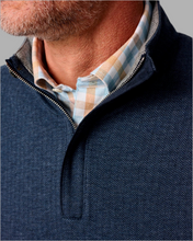 Load image into Gallery viewer, Johnnie-O Rubin Bone Quarter Zip-Navy