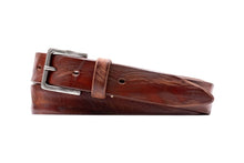 Load image into Gallery viewer, Martin Dingman Artisan Bridle Belt-Chestnut