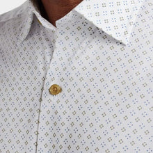 Load image into Gallery viewer, David Donahue Sport Shirt- White/Sand Print