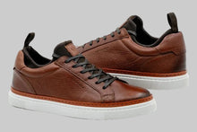 Load image into Gallery viewer, Martin Dingman Harrison Tumbled Saddle Sneaker-Chestnut