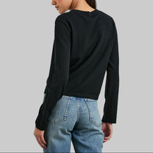 Load image into Gallery viewer, Rails Cotton Cashmere Long Sleeve Tee-Black