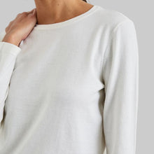 Load image into Gallery viewer, Rails Cotton Cashmere Long Sleeve Tee-White