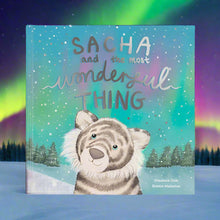 Load image into Gallery viewer, Jellycat Sacha And The Most Wonderful Thing Book