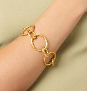 Julie Vos Catalina Light Link Bracelet-Gold