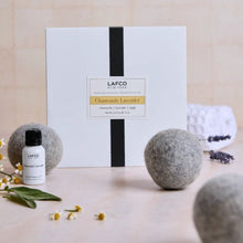 Load image into Gallery viewer, LAFCO Dryer Ball & Laundry Oil Set- Chamomile Lavender