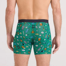 Load image into Gallery viewer, SAXX Vibe Xtra Soft Comfort Boxer Brief Fly-Fairway Bits-Green