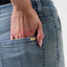 Load image into Gallery viewer, Joseph Ribkoff Gia Classic Slim Fit Stretch Jeans- Light Blue Denim