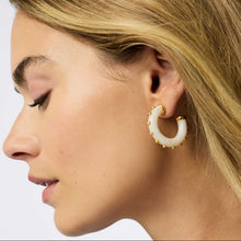 Load image into Gallery viewer, Colette Hoop-Alabaster-Medium