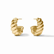 Load image into Gallery viewer, Julie Vos Ravello Statement Hoop-Gold-Medium