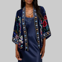 Load image into Gallery viewer, Johnny Was Velvet Kimono- Isolei