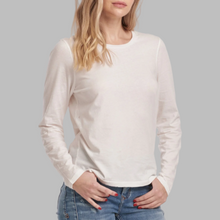 Load image into Gallery viewer, Dear John Kathy Long Sleeve Tee-White