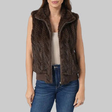 Load image into Gallery viewer, Love Token Jill Vest-Brown