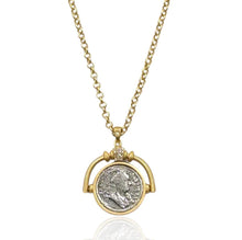 Load image into Gallery viewer, Tat2 Sol Spinner Necklace-Gold