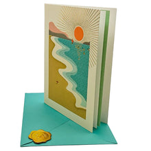 Load image into Gallery viewer, Niquea.D Beach Scene Birthday Card