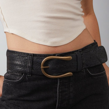 Load image into Gallery viewer, Free People WTF Roseberry Belt-Black
