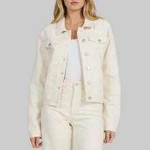 Load image into Gallery viewer, Dear John Ainsley Denim Jacket-Wheat Lace