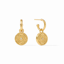 Load image into Gallery viewer, Julie Vos Gold Astor 6-in-1 Charm Earring-Pearl