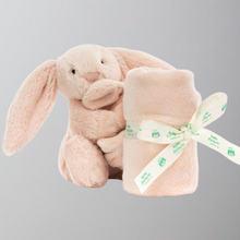 Load image into Gallery viewer, Jellycat Bashful Blush Bunny Blankie