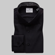 Load image into Gallery viewer, Emanuel Berg Twill Casual Dress Shirt-Black