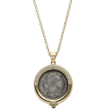 Load image into Gallery viewer, Tat2 Designs Frame VS Escudo Necklace-Gold