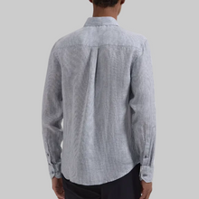 Load image into Gallery viewer, Bugatchi Jasper Long Sleeve Linen Shaped Shirt-Ether