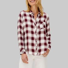 Load image into Gallery viewer, Rails Hunter Button Down Shirt-Rasberry Wine