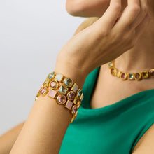 Load image into Gallery viewer, Julie Vos Gold Jolie Tennis Bracelet-Multi Stone
