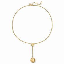 Load image into Gallery viewer, Julie Vos Gold Jolie Lariat Necklace-Multi Stone