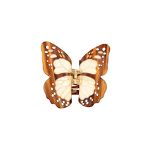 Load image into Gallery viewer, Solar Eclipse Mini Boho Monarch Claw Claw Hair Clip-Brown