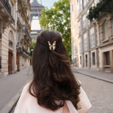 Load image into Gallery viewer, Solar Eclipse Mini Boho Monarch Claw Claw Hair Clip-Brown