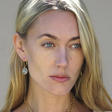 Load image into Gallery viewer, Tat2 Designs Pavia Coin & Frame Dangle Earrings-Gold