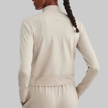 Load image into Gallery viewer, Varley Rufus Cropped Zip Through- Pebble Marl
