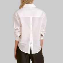 Load image into Gallery viewer, Elan Open Back Blouse-White