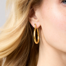 Load image into Gallery viewer, Julie Vos Saratoga Hoop-Gold-Large