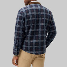 Load image into Gallery viewer, Johnnie-O Sherpa Lined Shacket - Navy
