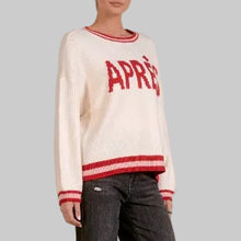 Load image into Gallery viewer, Elan Apres Sweater-White/Red