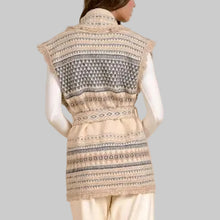 Load image into Gallery viewer, Elan Sleeveless Cardigan-Off White