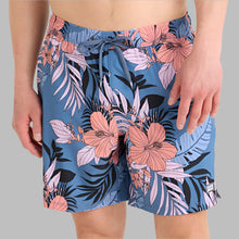 Load image into Gallery viewer, SAXX Oh Buoy 2N1 Volley 7”-Hibiscus Jungle/Blue
