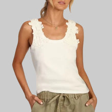 Load image into Gallery viewer, Dylan Tasha Knit Top-Vintage White