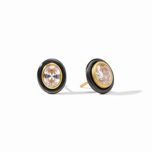 Load image into Gallery viewer, Julie Vos Mixed Metal Tribeca Stud-Cubic Zirconia